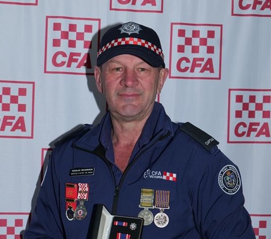 Newstead Captain awarded CFA Outstanding Service Medal